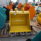 Komatsu PC200 Excavator Digging Bucket With 0.9-5 Cbm Volumn Yellow Color