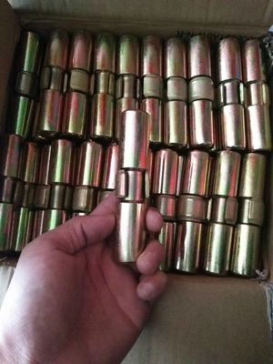 P60 Excavator Bucket Lock Pin With Mile Steel Zinc Plated Black Oxygen Surface