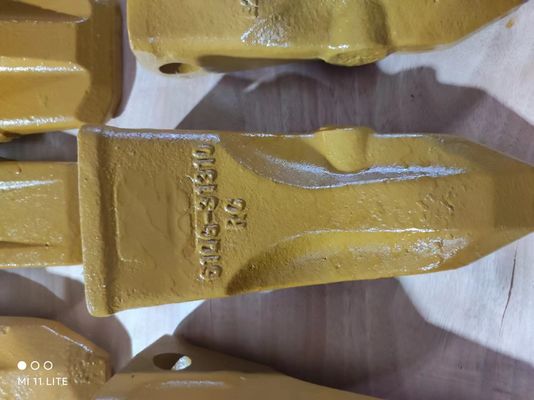 TIG Brand Factory Hyundai Style Bucket Teeth For 61Q6-31310RC For Hyundai R255 With GET Warranty Against Breakage